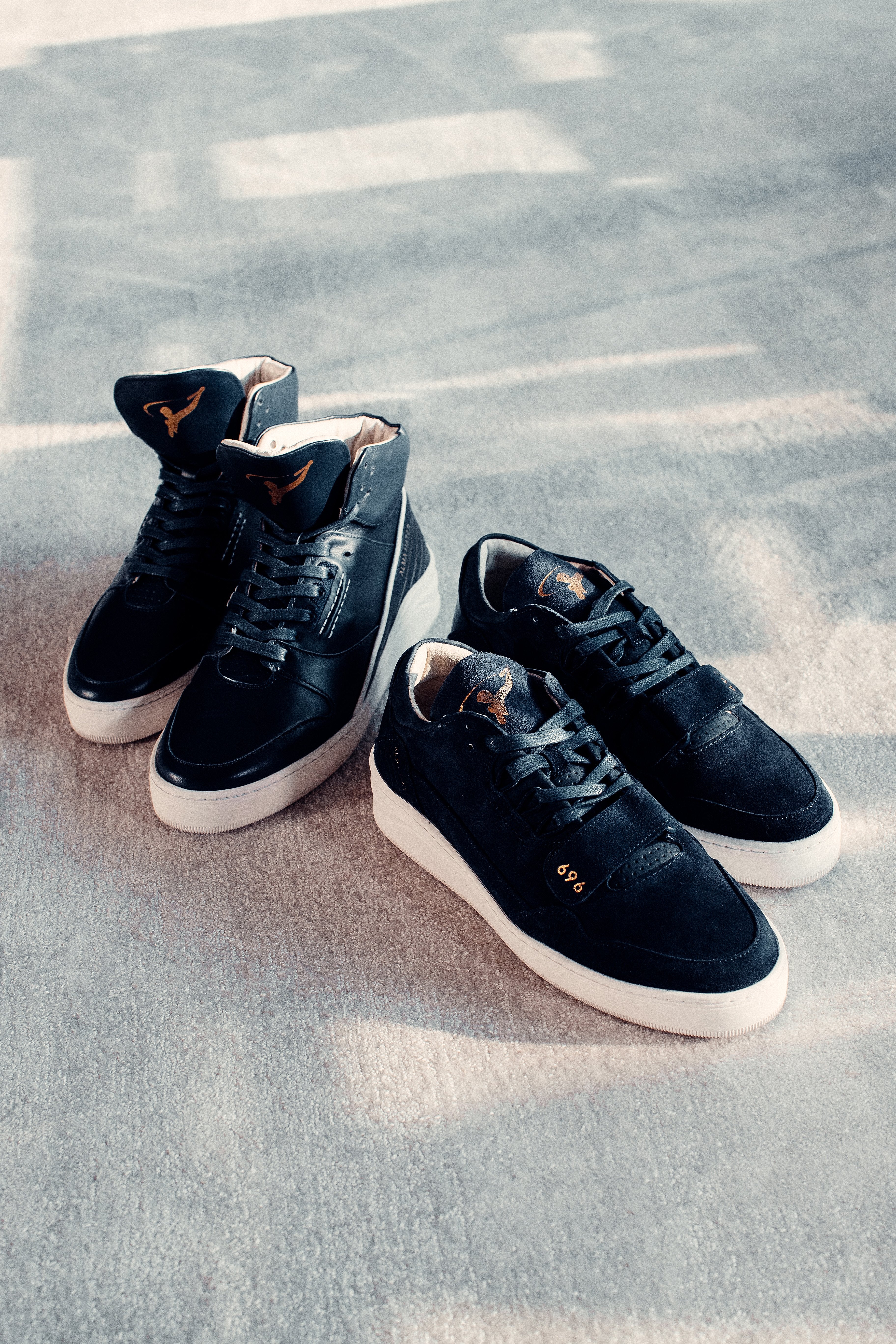 ALPHA Dark Navy Leather