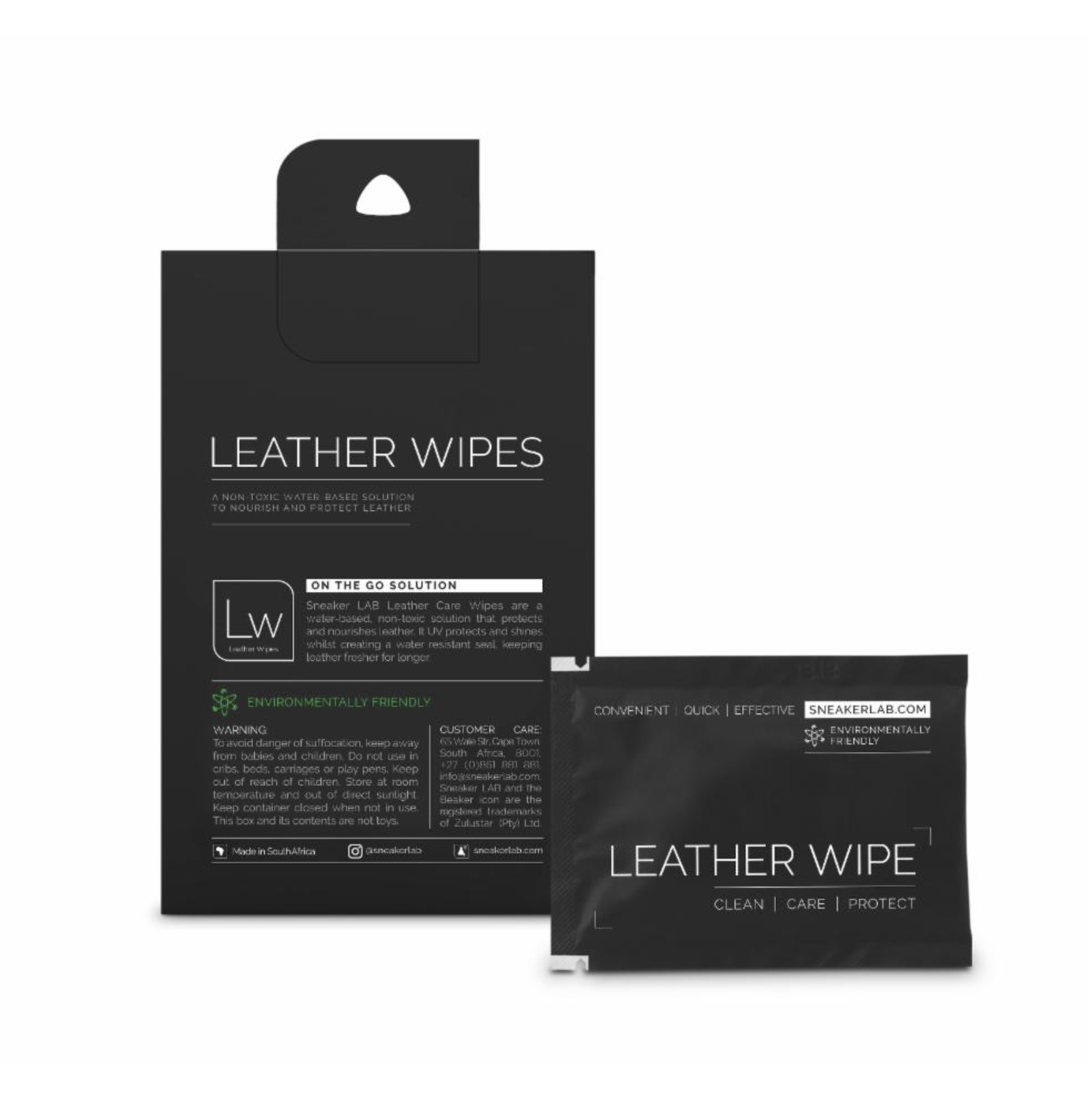 SNEAKER LAB LEATHER WIPES - 12 PACK
