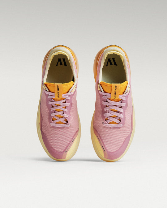 Top view of Lavender-Orange Beta Lite golf shoes