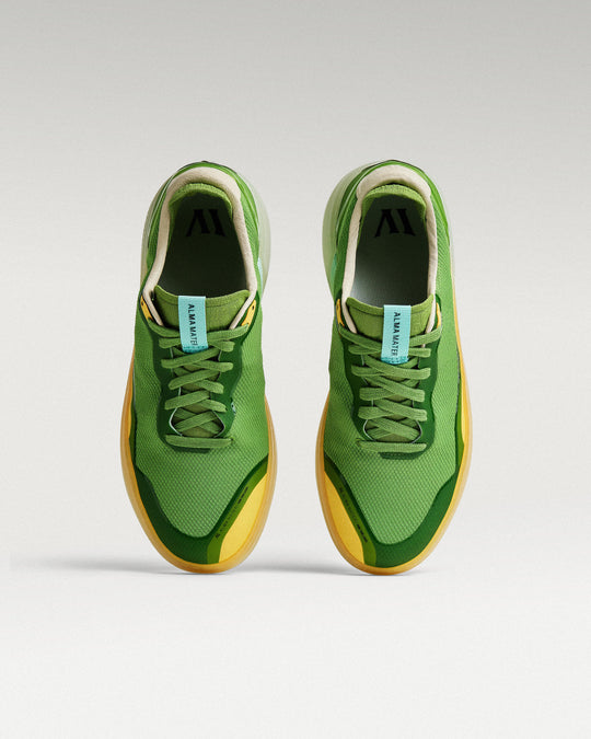 Top view of Olive Aqua Beta Lite golf shoes