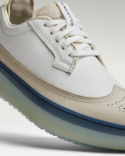 Close-up of lace-up closure and upper detail