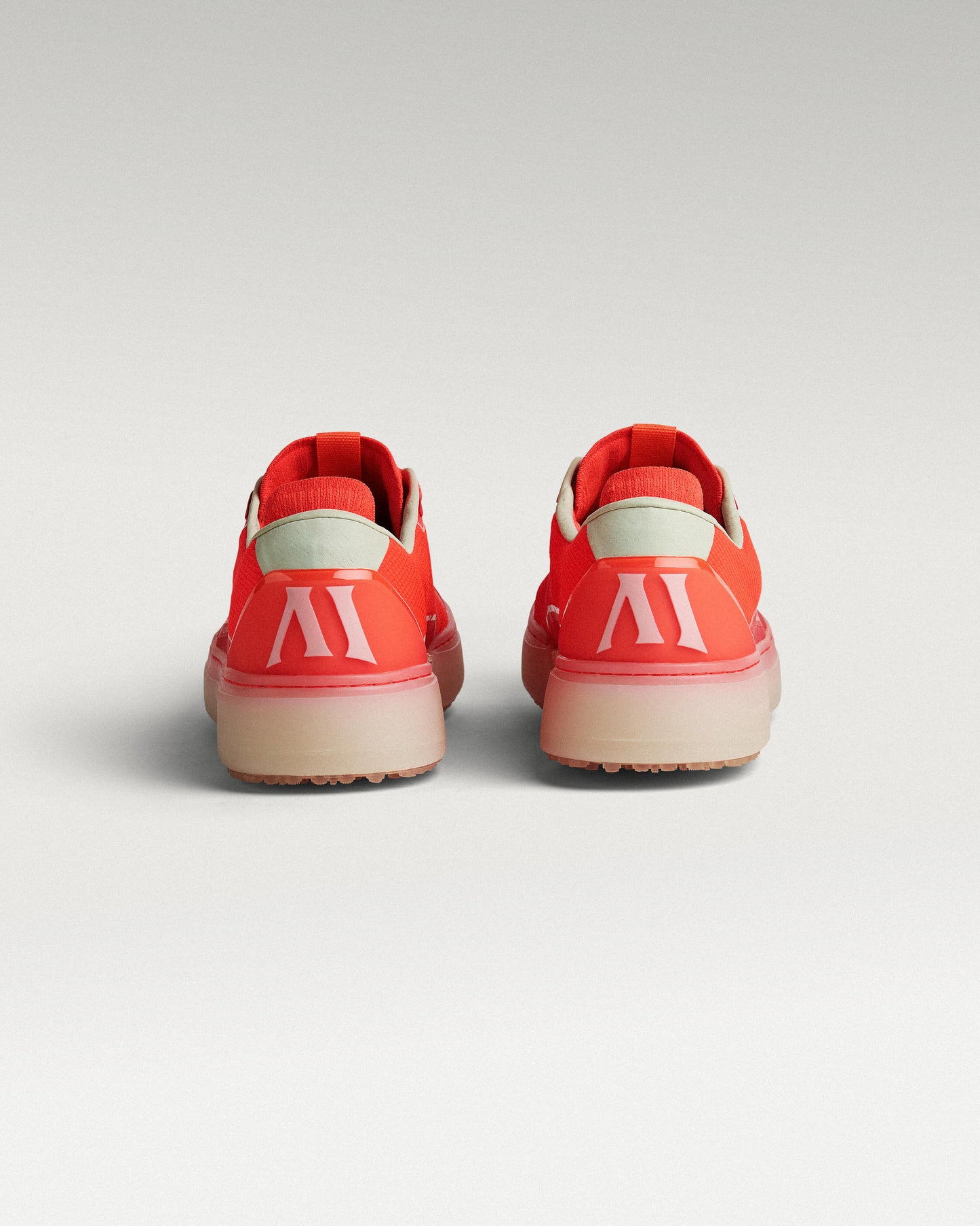 Back view of Flare/ Old Rose Beta Lite golf shoes with heel detail