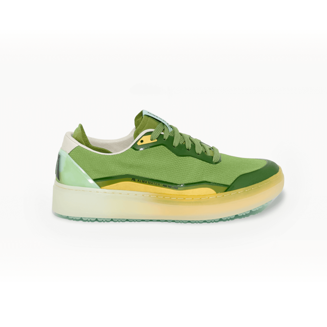 Lateral side profile of the Men’s Beta Lite in Olive and Aqua