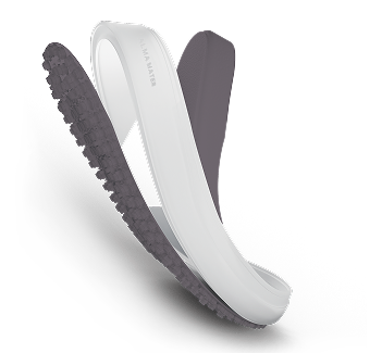 The Zipper: A new foundation. Stability for your swing, flexibility for your stride.