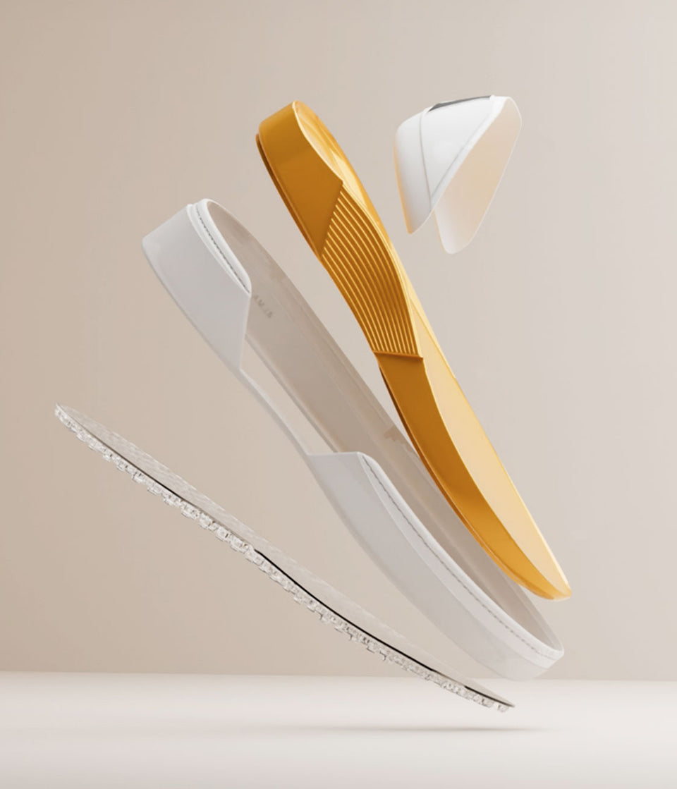 Exploded view of Alma Mater's 3PE technology. 